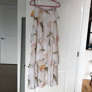 White House Black Market Floral Maxi Dress